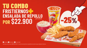 Combo Fristiernos + Ensalada de Repollo personal